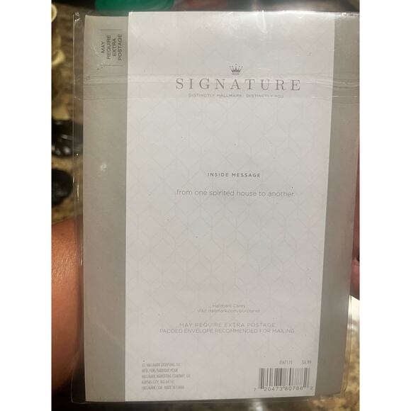 Happy Halloween signature Hallmark Haunted House Greeting card - Picture 5 of 5